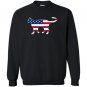 Patriotic kitty cat usa american flag Sweatshirt