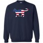 Patriotic kitty cat usa american flag Sweatshirt