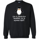 Penguin trapped human body Sweatshirt