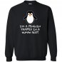 Penguin trapped human body Sweatshirt