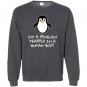 Penguin trapped human body Sweatshirt