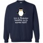 Penguin trapped human body Sweatshirt