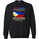 Philippines filipinos filipino in the usa Sweatshirt