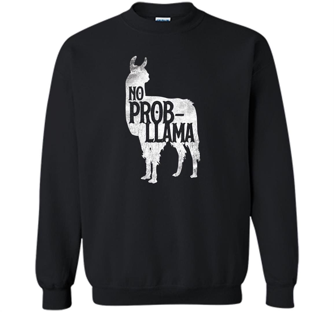 Prob llama llamas costume heather Sweatshirt