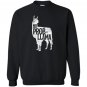 Prob llama llamas costume heather Sweatshirt