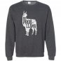 Prob llama llamas costume heather Sweatshirt