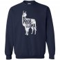 Prob llama llamas costume heather Sweatshirt