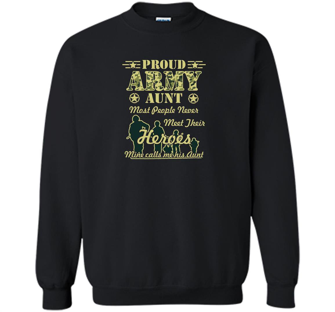 Proud army aunt memorial day Sweatshirt