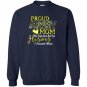 Proud army mom heroes i raised mine Sweatshirt