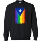 Puerto rican or cuban gay pride flag rainbow destroy Sweatshirt