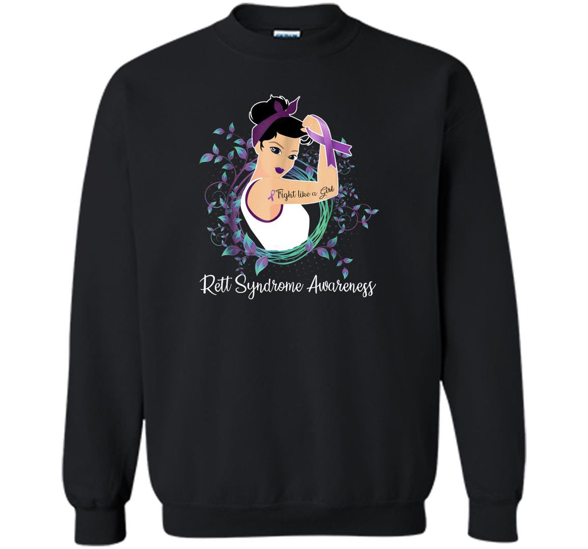 Purple rett syndrome awareness Sweatshirt