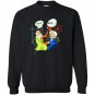 Pythagoras fights einstein c2 funny science gift Sweatshirt