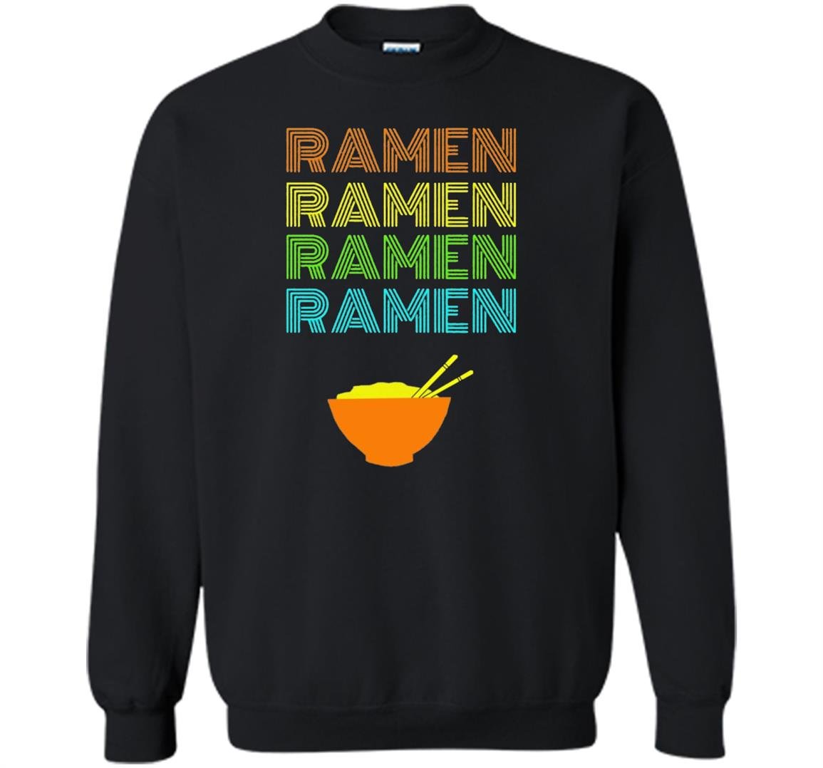 Ramen bowl vintage text japanese anime fans Sweatshirt