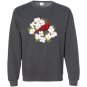 Red cardinal bird dogwood flower Sweatshirt