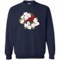 Red cardinal bird dogwood flower Sweatshirt