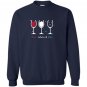 Funny wine glass Sweatshirt