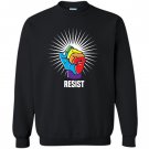Resist rainbow flag anti trump lgbt gay pride Sweatshirt