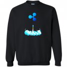 Ripple to the moon xrp crypto currency Sweatshirt