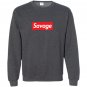 Savage box logo Sweatshirt