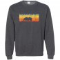 Save the chubby unicorns rhino vintage retro colors Sweatshirt
