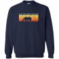 Save the chubby unicorns rhino vintage retro colors Sweatshirt