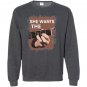 She wants the d chord guitar Sweatshirt
