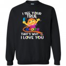 Autism awareness love i see your true color Sweatshirt