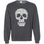 Sketchy cat skull funny gift for cat lover Sweatshirt