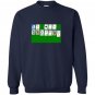 Solitaire retro computer game playing cards Sweatshirt