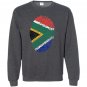 South africa dna flag thumb fingerprint roots proud Sweatshirt