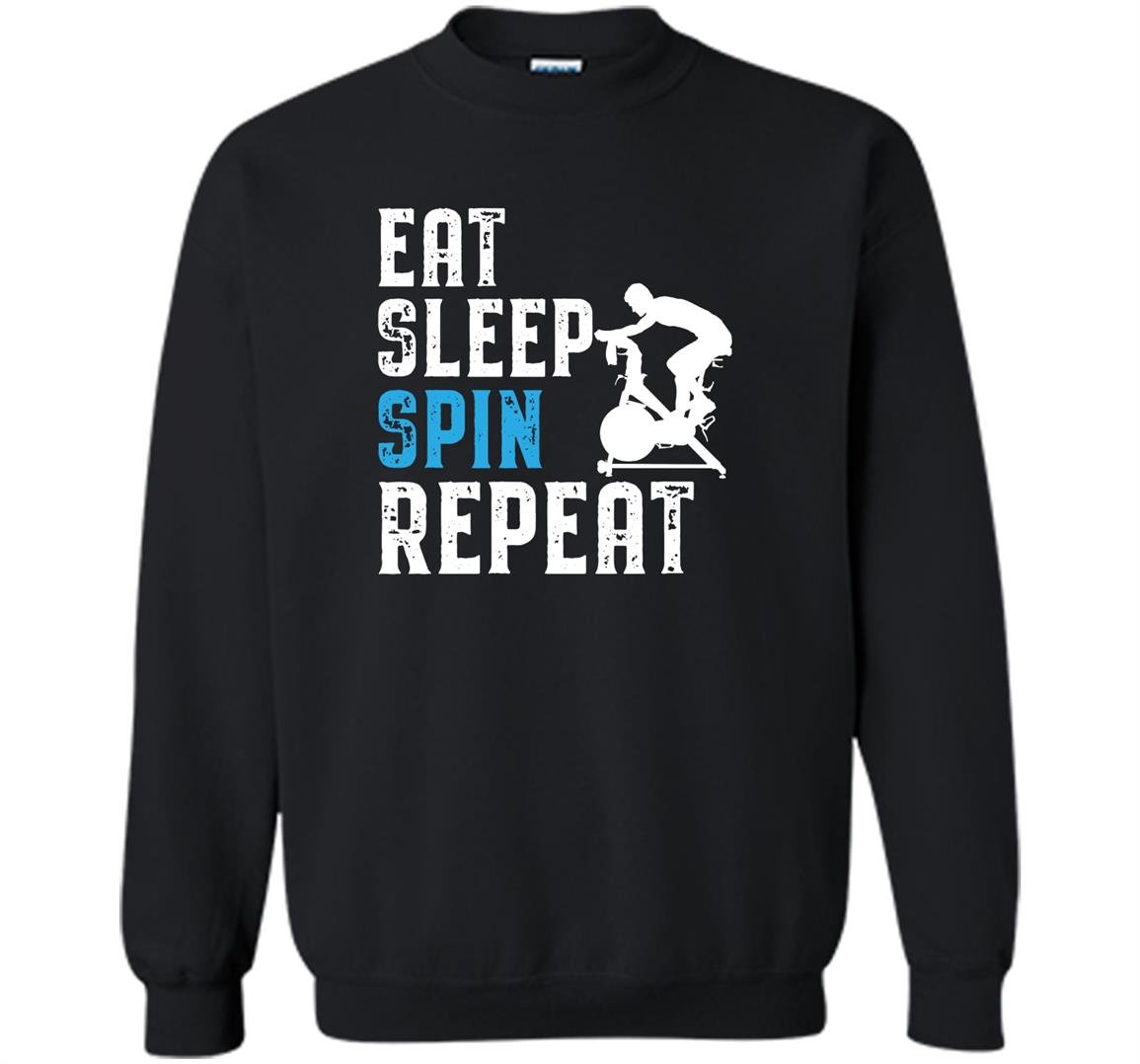 Spinning indoor cycling repeat Sweatshirt