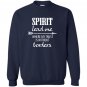 Spirit lead me trust christian arrow borders Sweatshirt