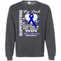Supporting my dad colon cancer awareness Sweatshirt