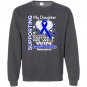 Supporting my daughter juvenile arthritis awareness Sweatshirt