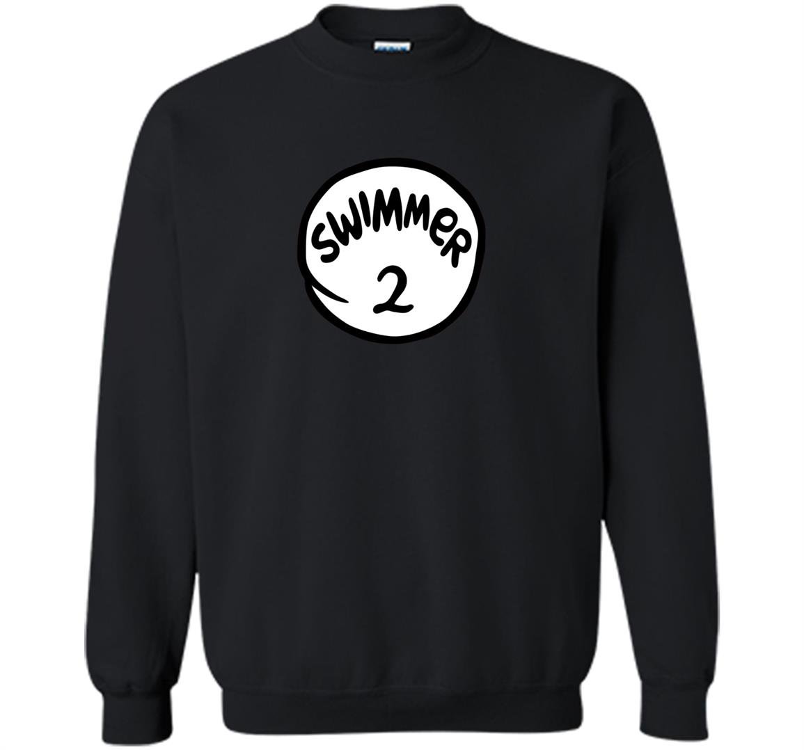 Swimmer 2 two swimmer 1 one Sweatshirt