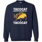 Taco cat tacocat spelled backward is tacocat Sweatshirt