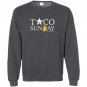 Taco sunday crunch time grunge Sweatshirt