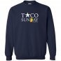 Taco sunday crunch time grunge Sweatshirt