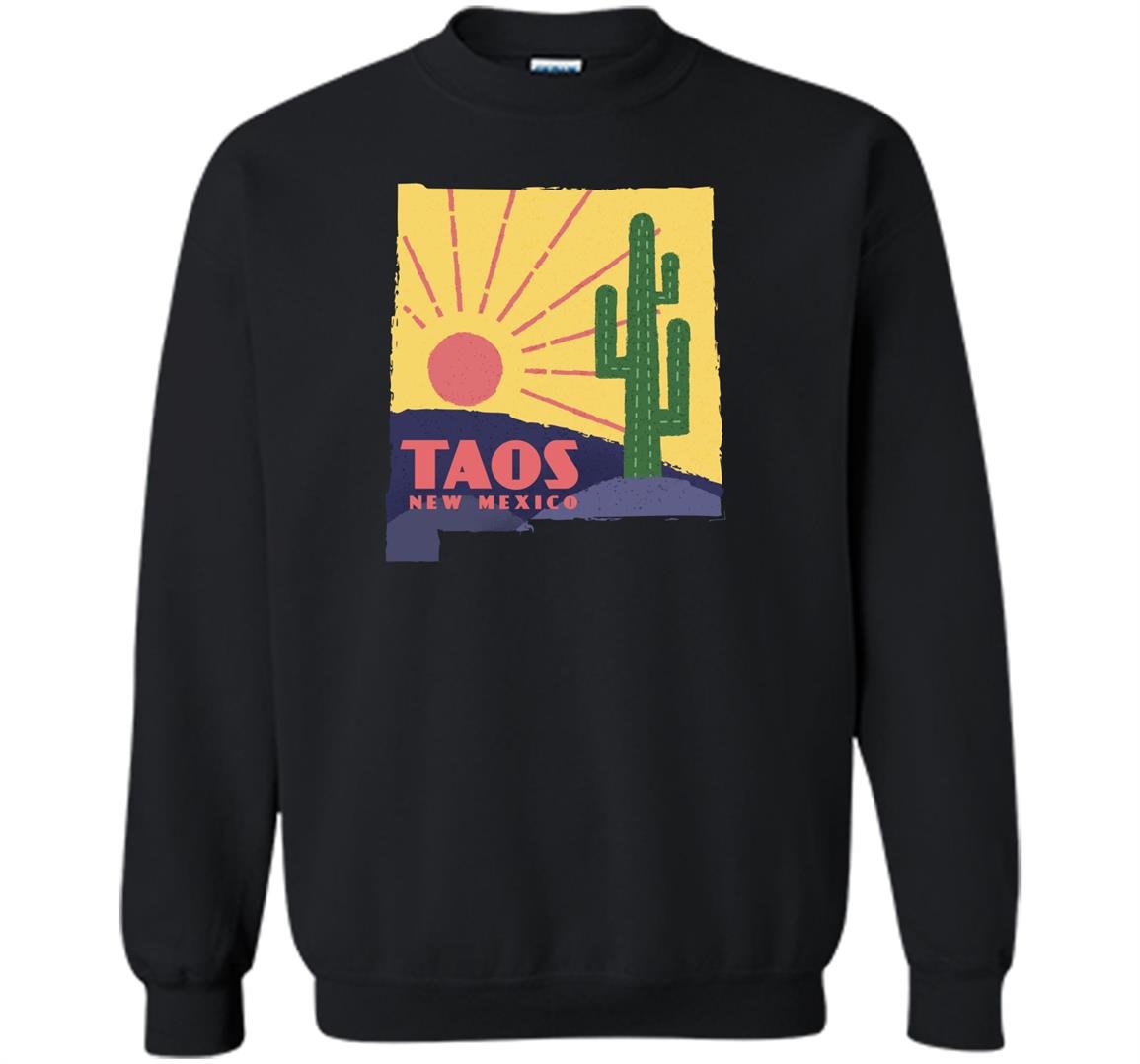 Taos nm new mexico classic retro vintage graphic Sweatshirt