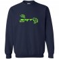 Team dodge srt hell cat scratch green Sweatshirt