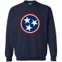 Tennessee volunteer state distressed tristar flag Sweatshirt