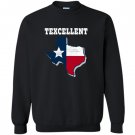 Texcellent texas state flag texan Sweatshirt