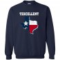 Texcellent texas state flag texan Sweatshirt