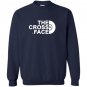 The cross face funny Sweatshirt