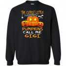 The cutest little pumpkins call me gigi halloween Sweatshirt