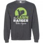 The lawn ranger rides again funny mowing Sweatshirt