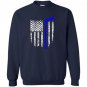 Thin line american flag hockey Sweatshirt