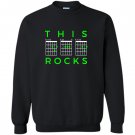 This dad rocks guitar chords fathers day bday gift Sweatshirt
