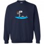 Tree fiddy funny loch ness monster nessie 350 Sweatshirt