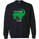 T-rex the struggle is real beer funny t-rex Sweatshirt